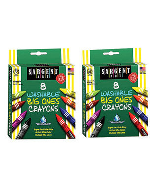 8 washable crayonse set fo 2