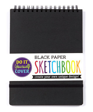 black sketchbook